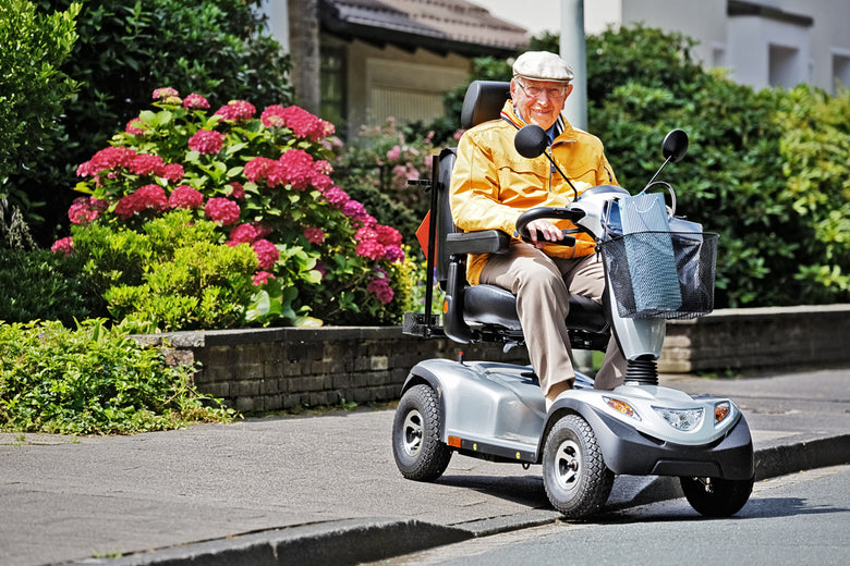 Are mobility scooters allowed on the road?